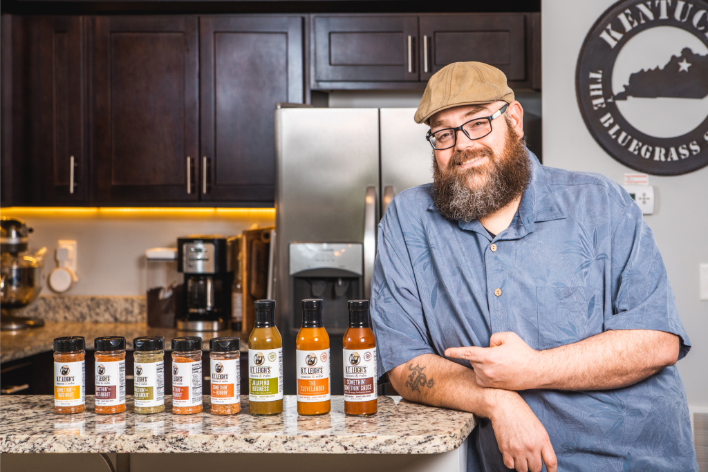 Brian Leigh from B.T. Leigh's points at the product lineup